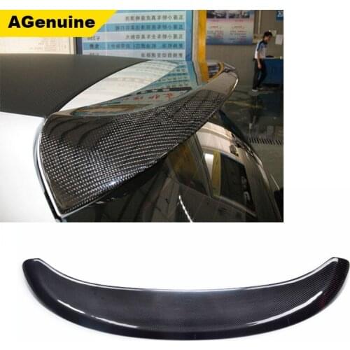 Carbon fiber ABT style car back upper lip spoiler wing roof spoiler wing back door spoiler for Volkswagen/VW Golf MK6 2009-2013
