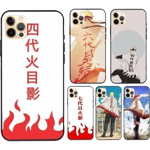 4th 7th Hokage Cloak Case For iPhone 11 Pro Max 12 mini Coque For iPhone XR X XS Max SE 2020 6S 7 8 Plus
