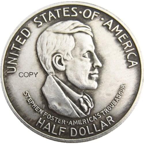 USA 1936P/S Cincinnati Commemorative Half Dollar Silver Plated Copy Coin