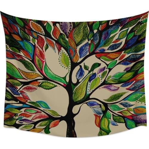 Leaves Abstract Tree Of Life Wall Tapestry Home Wall Decor Tapestry Bedroom Tapestry Wall Hanging Picnic Mat Yoga Mat