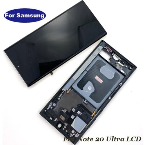 ORIGINAL AMOLED Note 20 Ultra LCD For Samsung Galaxy Note20 Ultra display SM-N985F, SM-N985F/DS 5G n986b Touch Screen Digitizer