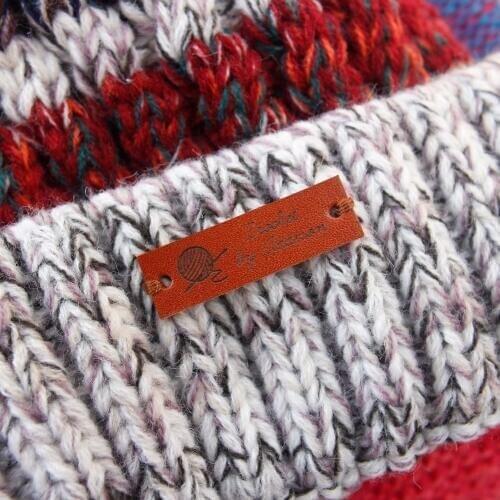 Personalized Labels, Garment Tags, Leather Tags, personalized tags, knit labels, Custom Name, Handmade, Handsewn (PB1508)