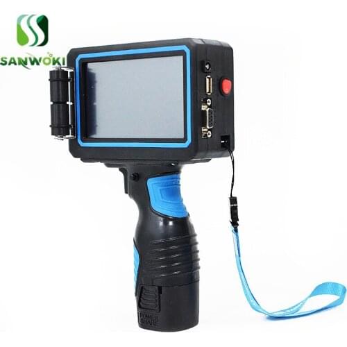 Touch screen Portable Handheld Inkjet Printer Code Printing Machine for carton/stone/pipe/cable/metal/plastic/automotive parts