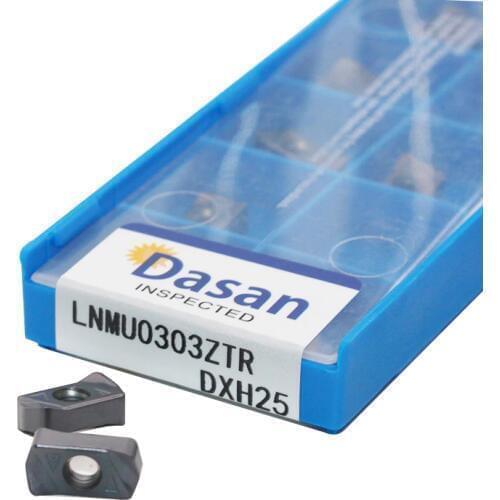 10pcs LNMU 0303 Face Milling Super High Feed Endmills for Tungaloy Milling Cutter Holder