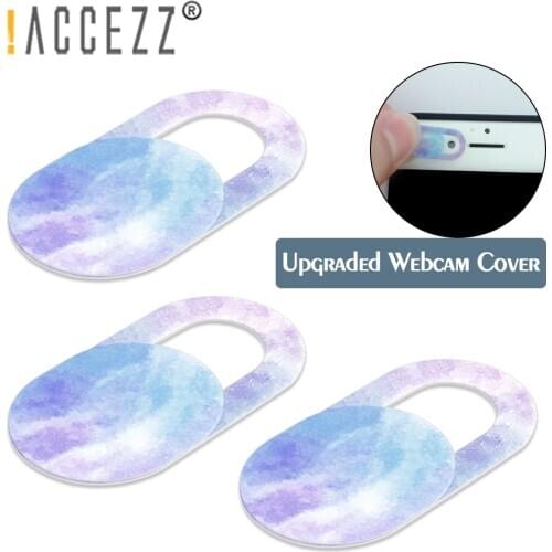 !ACCEZZ Coloful Webcam Cover Antispy Plastic Slider For iPhone Samsung Xiaomi For iPad Macbook PC Universal lens Privacy Sticker
