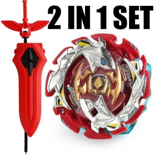 Funny Spinning Top BURST Z B-121 Super Z Triple Booster Set Ver.JP -ThePortal0 Gift Toy Kids With Sword Launcher