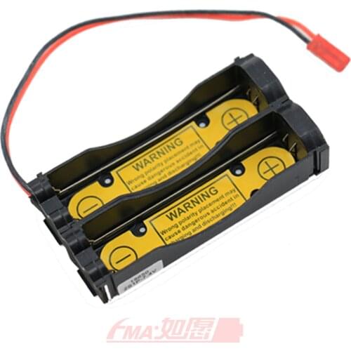 Protected Holder Case for 2S1P 7.2V 7.4V 18650 Li-ion Battery Charge/Discharge