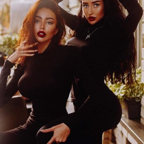 Skinny Jumpsuit Fashion Pole Dance Clothing Women High Neck Zipper Bodysuit Nightclub Dance Costume Dj Gogo Rave Outfit DCC343