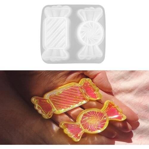 1 Pcs Sweet Candy Shape Silicone Molds Sweety Epoxy Resin Mold Home Decoration Handmade Craft Chocolate Cake Dessert Accessories