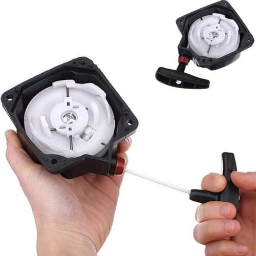 1pc Universal Black Recoil Pullstart Pull Starter Start For Brush Cutter Strimmer Lawnmower Garden Tool Accessories