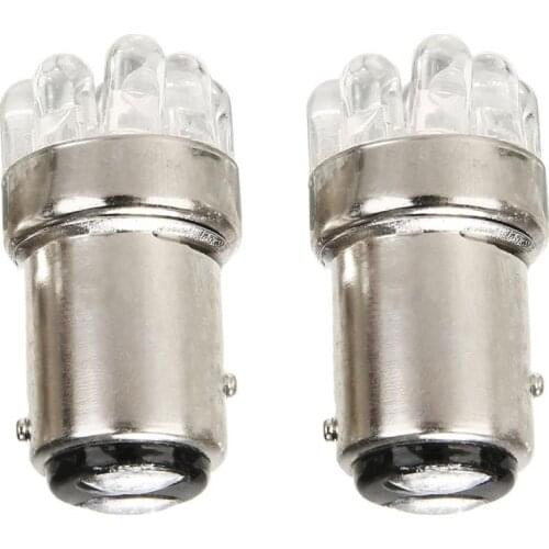 12V 9-led Red Car Light Bulbs Ba15d 1157 Stop Brake Tail Lights For Car Lighting Automobile Car Accessories Universal 6000K