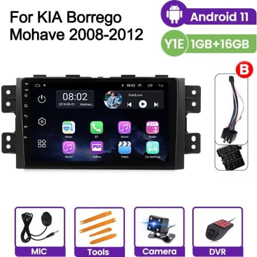 2.5D Touch Screen Android 11 Car Radio For Kia Borrego Mohave 2008-2012 Audio Multimedia Tap Recorder GPS Navigation BT Wifi HU