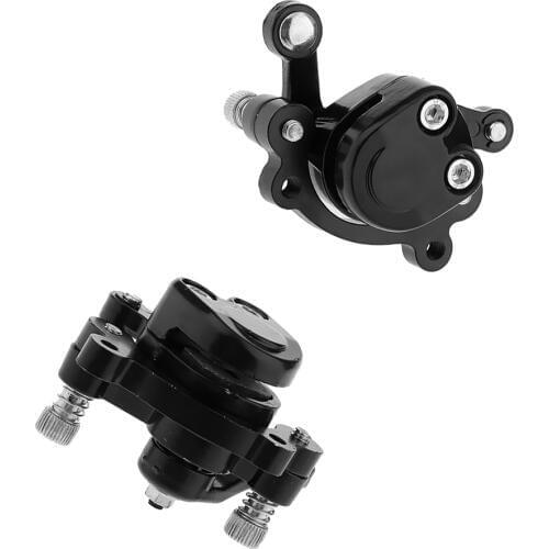 2 Piece Front Rear Braking Caliper with Pads Universal for 47cc 49cc Mini Bike Rocket Minimoto
