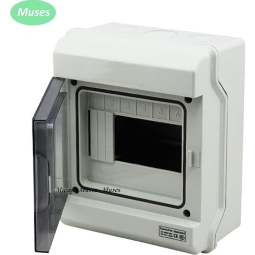 6ways P66 Electrical Transparent Cover Distribution Box Distribution Enclosure Electrical Plastic Box 200*165*100mm