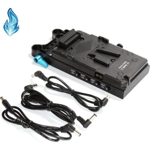 D-TAP Battery Plate Adapter V Mount Plate Multifunctional V-Lock for HD SLR Broadcast Camera