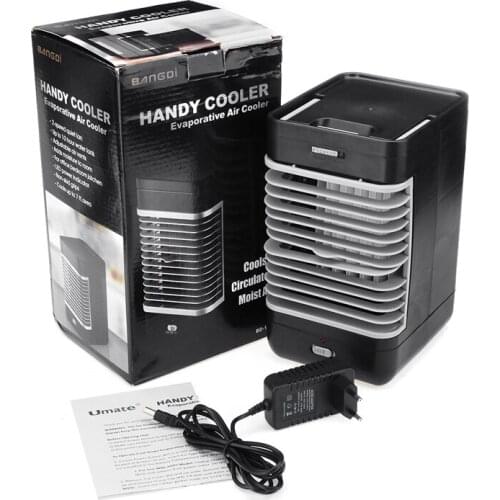 Household air cooler Mini Portable Air Conditioner Humidifier Purifier Desktop Cooling Fan for Camping Outdoor Activities AC220V