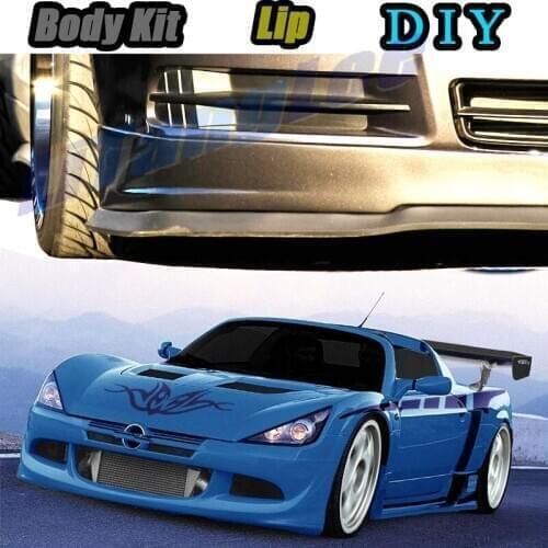 Car Bumper Lip Front Spoiler Skirt Deflector For Opel ECO Speedster For Daewoo Speedster Car Modified Body Kit VIP Hella Flush