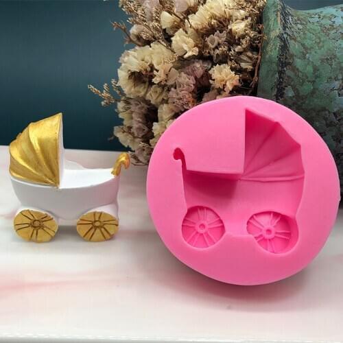 Baby series mold flip sugar chocolate silicone mold newborn cake decoration pie baking resin molds