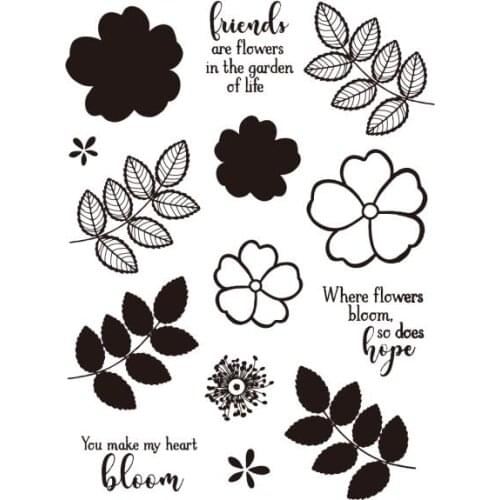 Forever friend Transparent Clear Silicone Stamp/Seal for DIY scrapbooking/photo album Decorative clear stamp sheets A798