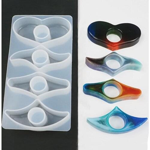 Mirror Bookmark Clip Silicone Mold Thumb Book Page Finger Holder Resin Mould DIY Piano Music Book Clip Desktop Ornament Decor