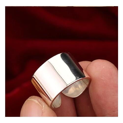 Handmade 925 Silver Ring Real Silver Man Ring Vintage Sterling Silver Ring adjustable