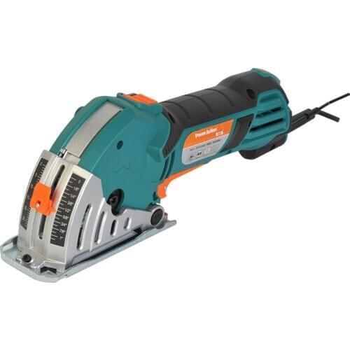 Mini multi-function metal saw with guide rail diy woodworking electric circular saw cutting machine household small electric saw