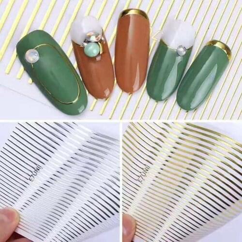3D Nail Art Sticker Set Waterproof Nail Sticker Striping Tape Line DIY Foil Manicure Adhesive Water Decal Slider Wraps Decor