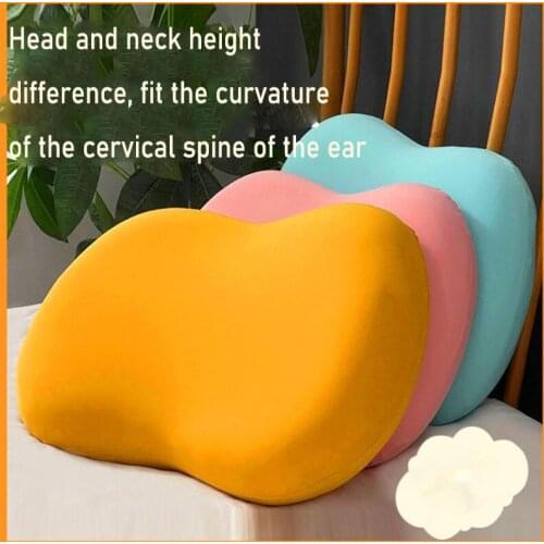 Cat belly pillow household pillow soft pillow pillow summer single cervical spine pillow to help sleep pillow