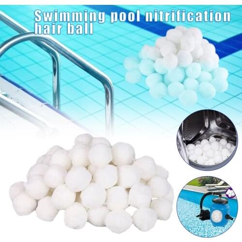 Pool Filter Balls Strong Adsorption Practical Fiber Filter Media Reusable for Swimming Pool Aquarium Fish Tank GQ