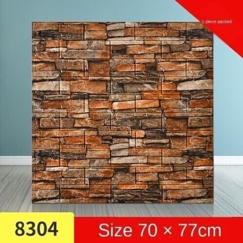 3D Wall Stickers Imitation Brick Bedroom Decor Waterproof Self-adhesive Wallpaper For Living Room Kitchen TV Backdrop Decor