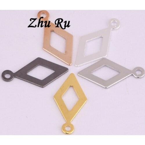 ZHU RU 20pcs/lot 15.5*7.5mm Darts Hidden weapon Spiked Ninja weapons shape Fit Jewelry Findings for earring and Necklace making