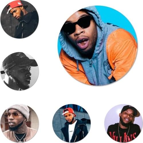 Tory Lanez Icons Pins Badge Decoration Brooches Metal Badges For Clothes Backpack Decoration 58mm