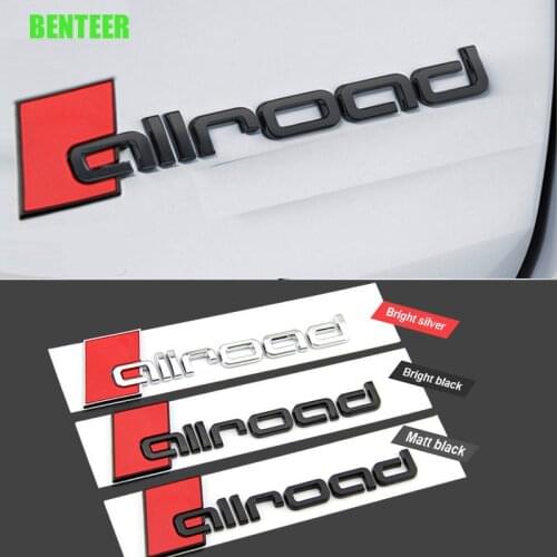 1pc Allroad Car Rear Sticker For Audi A1 A3 A4 A4L A6 A6L A7 A8 Q3 Q5 Q7 TTS