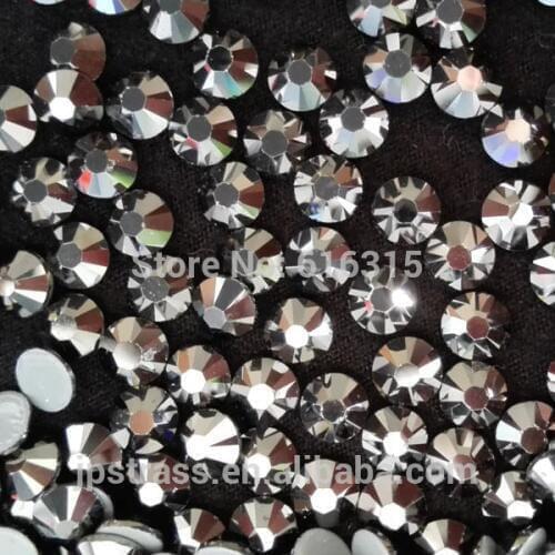 14 cutting facets of size ss16 jet hematite color in 6a dmc quality shiny 7 big and 7 small wholesale supplier in china