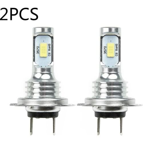 2pcs H7 LED Headlight Bulbs Lamp Conversion High Low Beam 6000K 80W Replacement