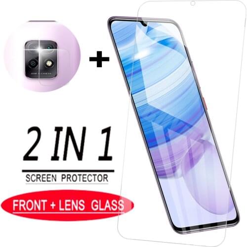 2in1 Screen Film Glass For Xiaomi redmi 10X Pro 5G Screen Protection on for Redmi 10X 5G Premium HD Tempered Glass