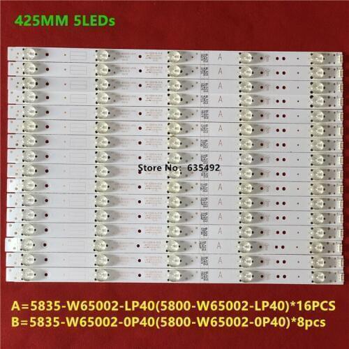 24 pcs/Lot 100% new LED Backlight strip 5 lamp For LG 65"TV 65UH5500 5800-W65002-LR40 5800-W65002-0P40 V650DJ4-QS5 65K2 65M6E