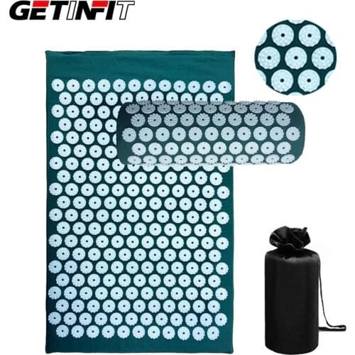 Acupressure Mat Massage Yoga Mat Needle Relieve Back Neck and Sciatic Pain Relax Muscles Massager Relieve Back Body Pain Spike