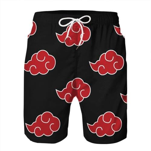 Anime Ninja Cosplay shorts 3D digital printing mens holiday beach pants summer new leisure sports shorts
