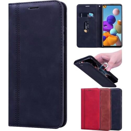 For Samsung Galaxy A21s чехол Protective Flip Cover PU Leather Case SM-A217F A217M A217N Protector Shell Wallet Funda Capa Bag