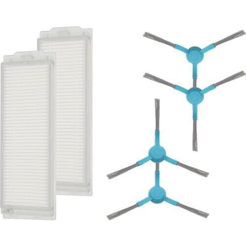 HEPA Filter side Brush Mop Pads Cloth for Cecotec Conga 3290 3490 3690 Vacuum Cleaner Spare Parts Side brush Proscenic m7