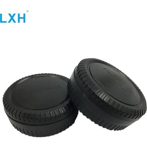 LXH Camera Front Body Cap + Rear Lens Cap Cover Set For Fujifilm Fuji X-Mount X-T1 X-T2 X-T10 X-A3 X-T20 X-M1 X-A1 X-E2 X-Pro1