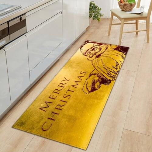 Kitchen Mat Entrance Doormat Bedroom Childrens Decoration Carpet Home Hallway Bath Balcony Floor Anti-Slip Rug Printing Pattern