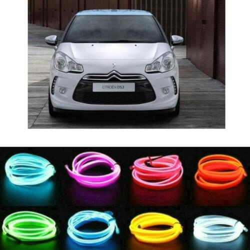5m el Atmosphere Lamp Interior Mood Lighting For citroen SAXO SYNERGIE XANTIA XSARA C-ZERO DISPATCH DS3 DS4 DS5 NEMO RELAY