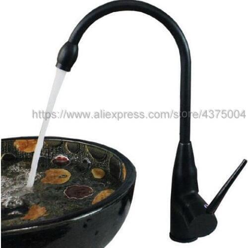 Black Oil Rubbed Brass Kitchen/Basin Antique Retro Single Handle Single Hole Hot And Cold Water Mixer Tap Nsf070