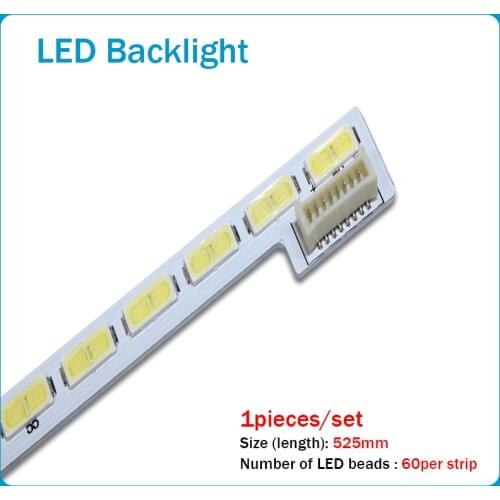 2 PCS 60LED 525mm LED backlight strip for for TV LG Innotek 42Inch 7030PKG 60ea Rev0.2 type100%new