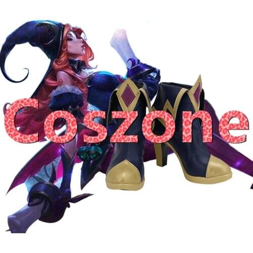 LOL Miss Fortune the Bounty Hunter Halloween Cosplay Shoes Boots Cosplay Costume Accessories