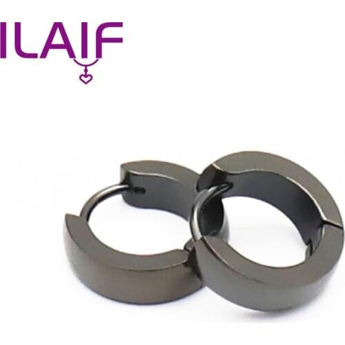 European Fashion Arc Titanium Steel Women Earrings Drop Individuality Design Girls Ear Jewelry