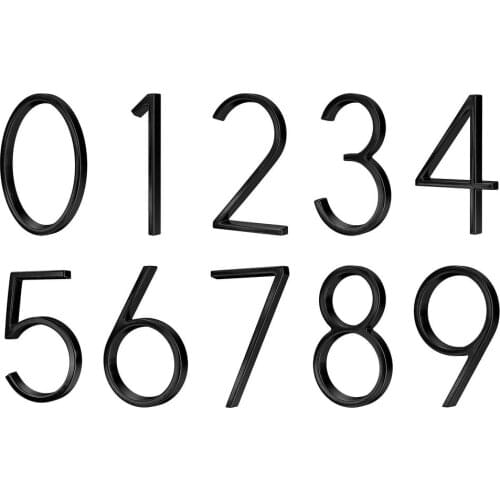 Floating House Number Modern Mailbox Numbers For Yard Street 3D Building Signage Home Outdoor Room Number For Garden Street