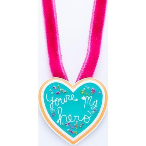 You Are My Hero Pendant Necklace Wedding Trendy Jewelry Women Gift Long Red Rope Chain Choker Custom Name Necklace Women Jewelry